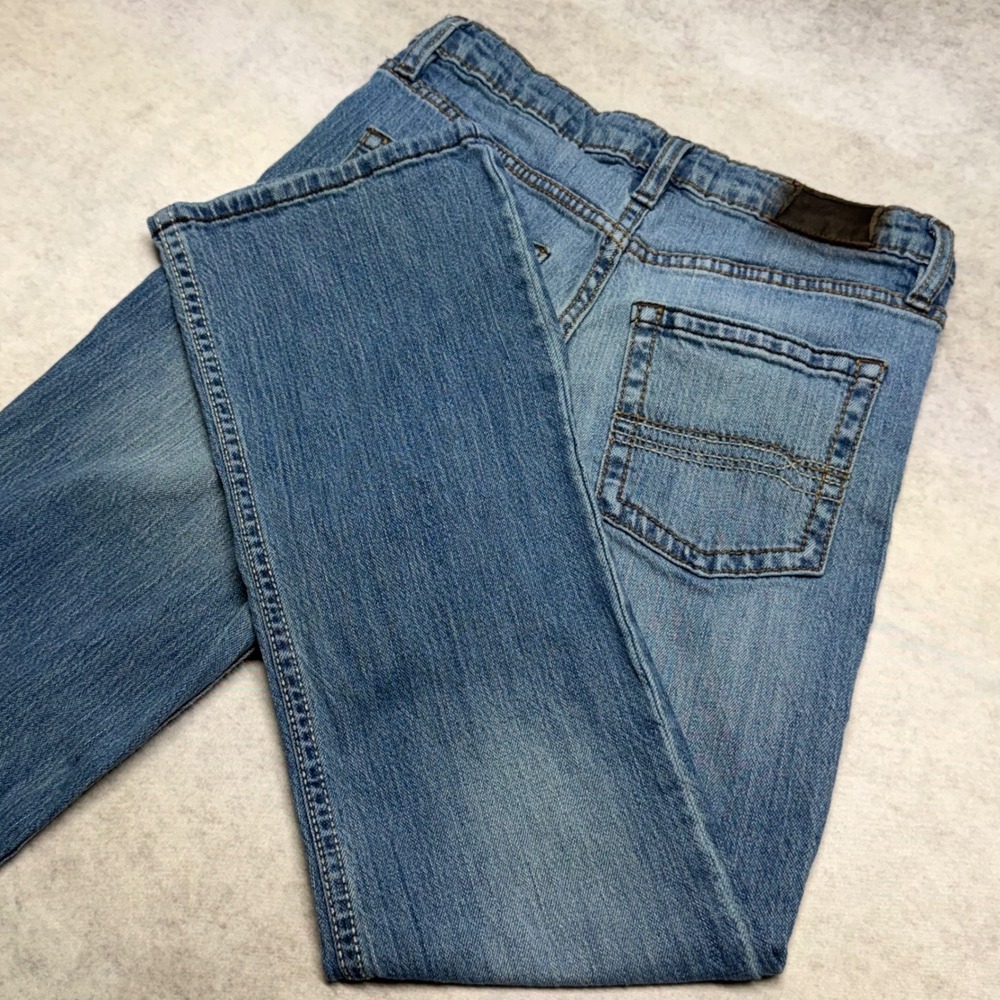 Cody James Slim‎ Bootcut Boys Size 14 (28x27) Blue Dark Wash Denim Jeans Western